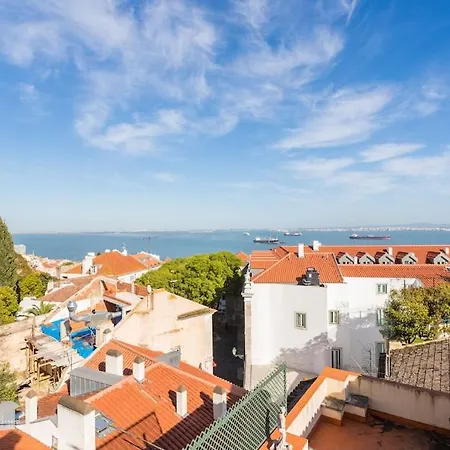 Appartement Fantastico Em Alfama Terraco Panoramico Com Vista De Rio - 2 Bedroom